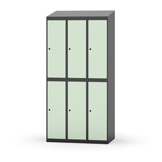Novis garderobeskab skrå topplade 2:3 B90 cm