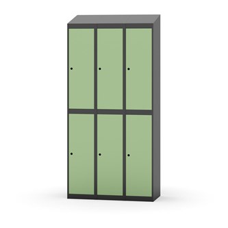 Novis garderobeskab skrå topplade 2:3 B90 cm