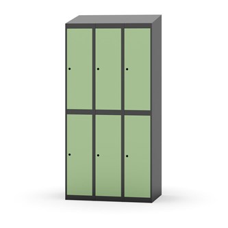 Novis garderobeskab skrå topplade 2:3 B90 cm