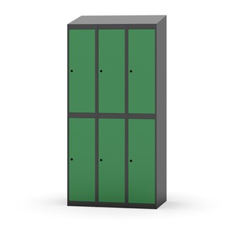 Novis garderobeskab skrå topplade 2:3 B90 cm
