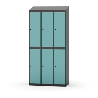 Novis garderobeskab skrå topplade 2:3 B90 cm