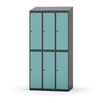 Novis garderobeskab skrå topplade 2:3 B90 cm