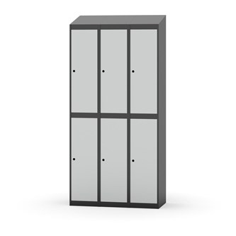 Novis garderobeskab skrå topplade 2:3 B90 cm