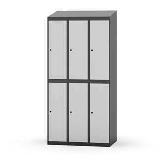 Novis garderobeskab skrå topplade 2:3 B90 cm