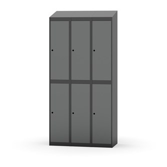 Novis garderobeskab skrå topplade 2:3 B90 cm