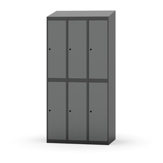 Novis garderobeskab skrå topplade 2:3 B90 cm