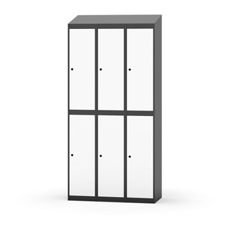 Novis garderobeskab skrå topplade 2:3 B90 cm