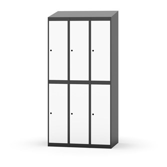 Novis garderobeskab skrå topplade 2:3 B90 cm