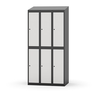 Novis garderobeskab skrå topplade 2:3 B90 cm