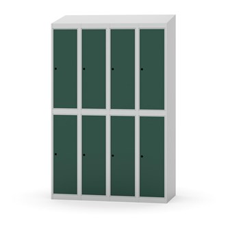 Novis garderobeskab skrå topplade 2:4 B120 cm