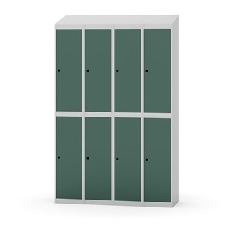 Novis garderobeskab skrå topplade 2:4 B120 cm