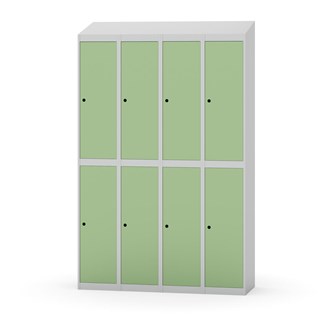 Novis garderobeskab skrå topplade 2:4 B120 cm