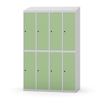 Novis garderobeskab skrå topplade 2:4 B120 cm