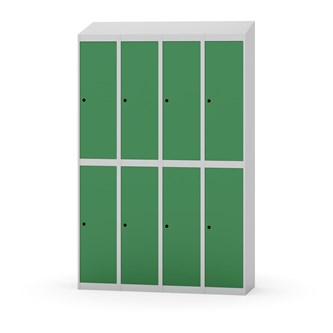 Novis garderobeskab skrå topplade 2:4 B120 cm