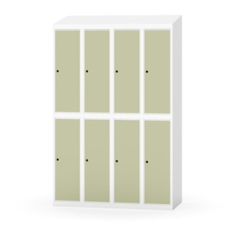 Novis garderobeskab skrå topplade 2:4 B120 cm
