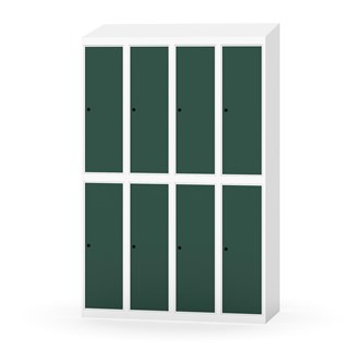 Novis garderobeskab skrå topplade 2:4 B120 cm