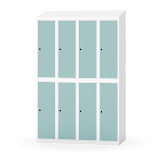 Novis garderobeskab skrå topplade 2:4 B120 cm