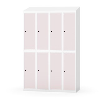 Novis garderobeskab skrå topplade 2:4 B120 cm