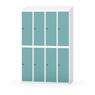 Novis garderobeskab skrå topplade 2:4 B120 cm