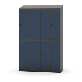 Novis garderobeskab skrå topplade 2:4 B120 cm