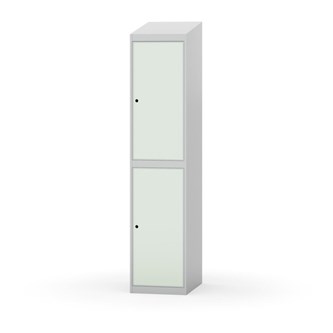 Novis garderobeskab skrå topplade 2:1 B40 cm