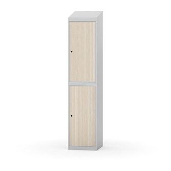 Novis garderobeskab skrå topplade 2:1 B40 cm
