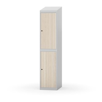Novis garderobeskab skrå topplade 2:1 B40 cm