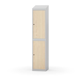 Novis garderobeskab skrå topplade 2:1 B40 cm