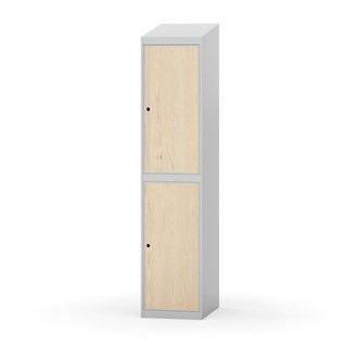 Novis garderobeskab skrå topplade 2:1 B40 cm