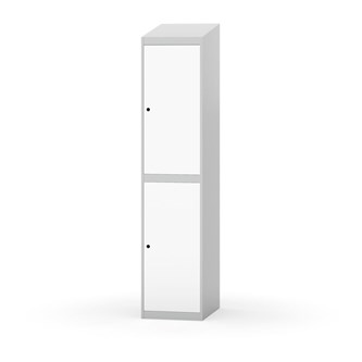 Novis garderobeskab skrå topplade 2:1 B40 cm
