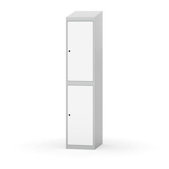 Novis garderobeskab skrå topplade 2:1 B40 cm