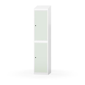 Novis garderobeskab skrå topplade 2:1 B40 cm