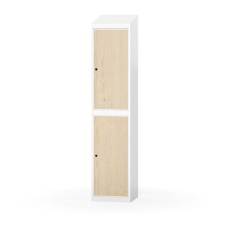 Novis garderobeskab skrå topplade 2:1 B40 cm