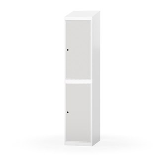 Novis garderobeskab skrå topplade 2:1 B40 cm