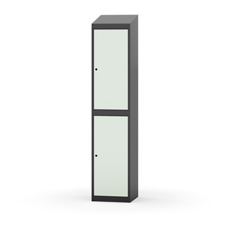 Novis garderobeskab skrå topplade 2:1 B40 cm