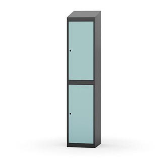 Novis garderobeskab skrå topplade 2:1 B40 cm