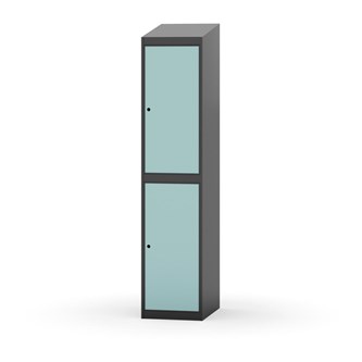 Novis garderobeskab skrå topplade 2:1 B40 cm