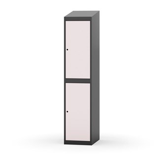 Novis garderobeskab skrå topplade 2:1 B40 cm