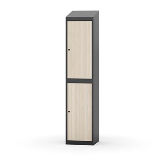 Novis garderobeskab skrå topplade 2:1 B40 cm