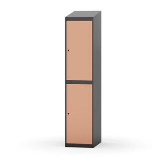Novis garderobeskab skrå topplade 2:1 B40 cm