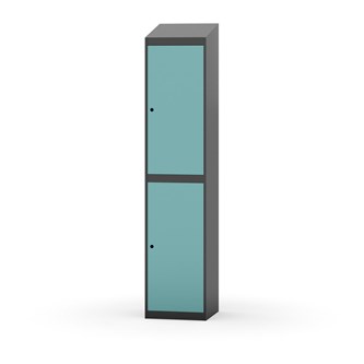Novis garderobeskab skrå topplade 2:1 B40 cm