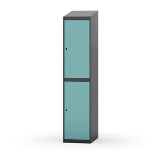 Novis garderobeskab skrå topplade 2:1 B40 cm