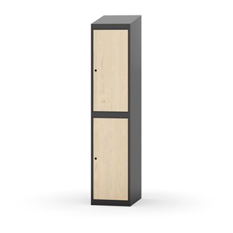 Novis garderobeskab skrå topplade 2:1 B40 cm