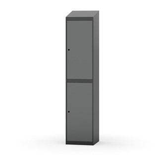 Novis garderobeskab skrå topplade 2:1 B40 cm