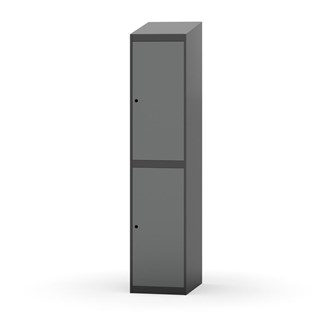 Novis garderobeskab skrå topplade 2:1 B40 cm