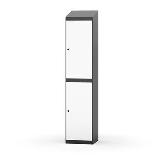 Novis garderobeskab skrå topplade 2:1 B40 cm