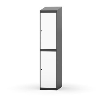 Novis garderobeskab skrå topplade 2:1 B40 cm