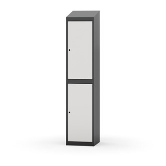 Novis garderobeskab skrå topplade 2:1 B40 cm