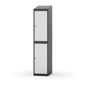 Novis garderobeskab skrå topplade 2:1 B40 cm