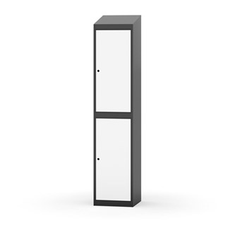 Novis garderobeskab skrå topplade 2:1 B40 cm